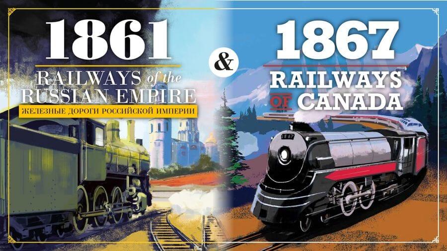 1861: Railways of the Russian Empire & 1867: Railways of Canada C.D. Jeux 