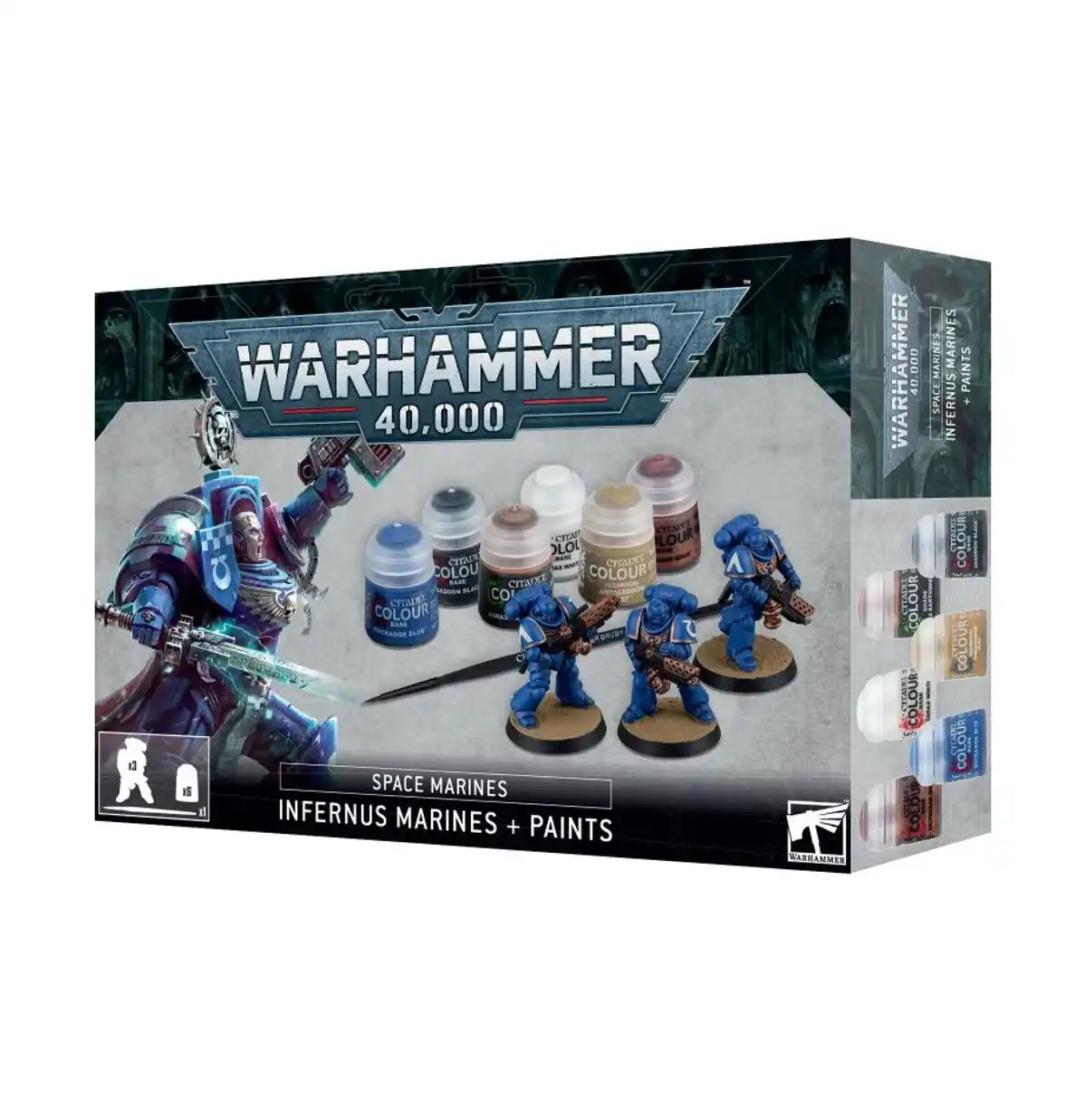 Space Marines : Infernus Marines + Kit de peintures