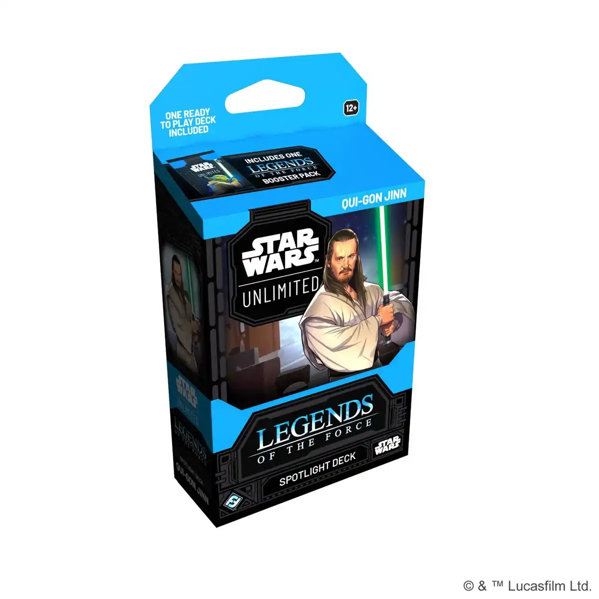 Star Wars : Unlimited -Legends of the Force - Spotlight Decks:Qui-Gon Jinn (EN)
