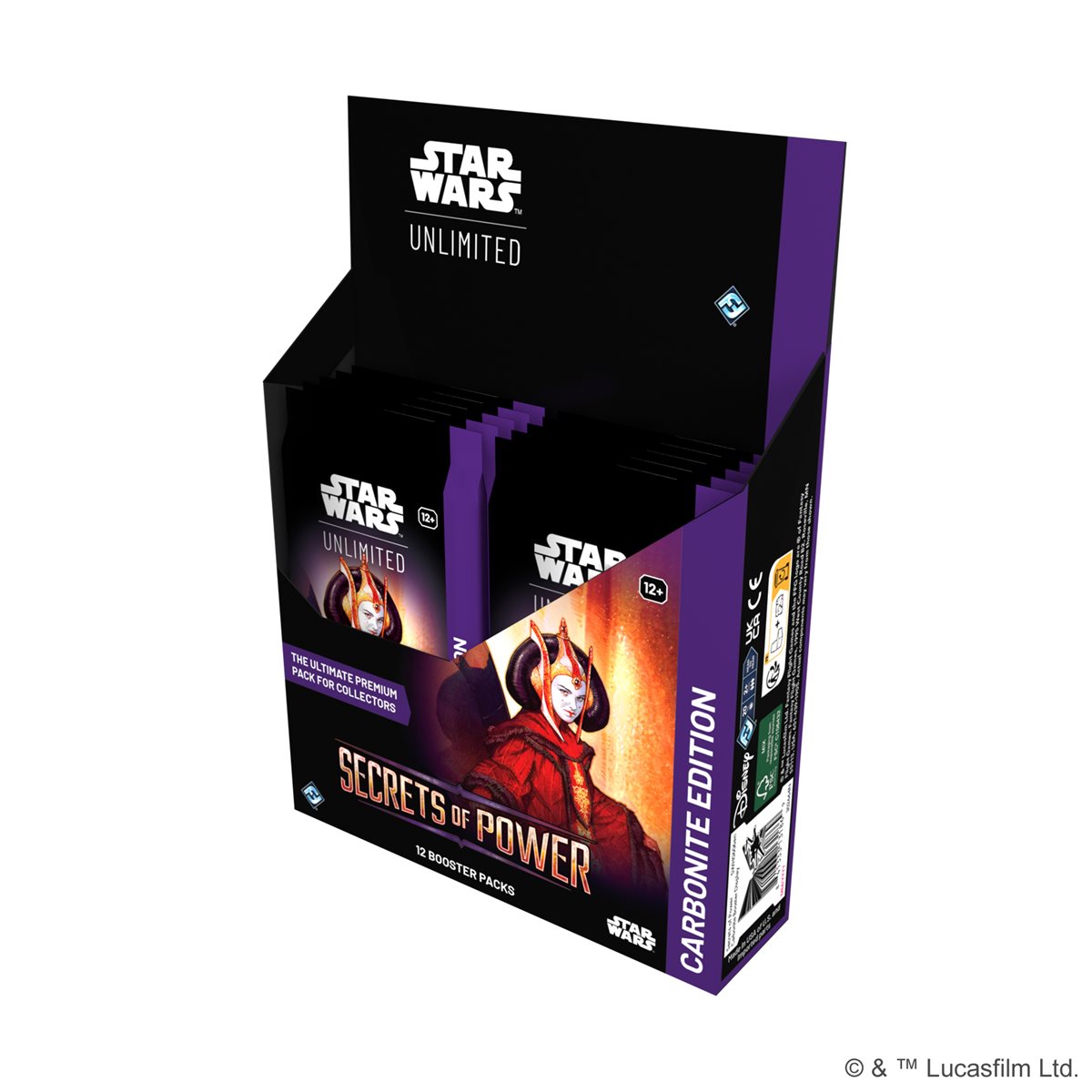 Star Wars: Unlimited - Secrets of Power - Carbonite Booster Display (Ang.)