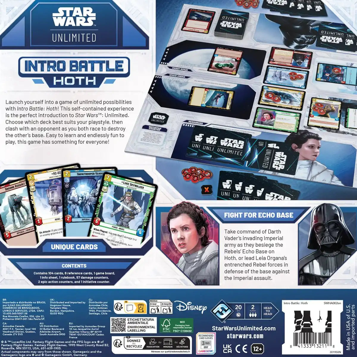 Star Wars: Unlimited - Bataille d'introduction : Hoth (Ang.)