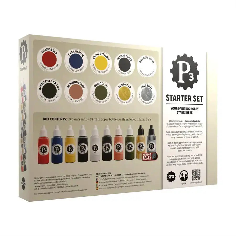 Peintures P3 : Coffret de démarrage