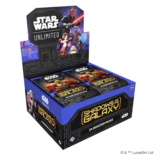 Star Wars: Unlimited – Shadows Of The Galaxy Draft Booster Display (Ang.)