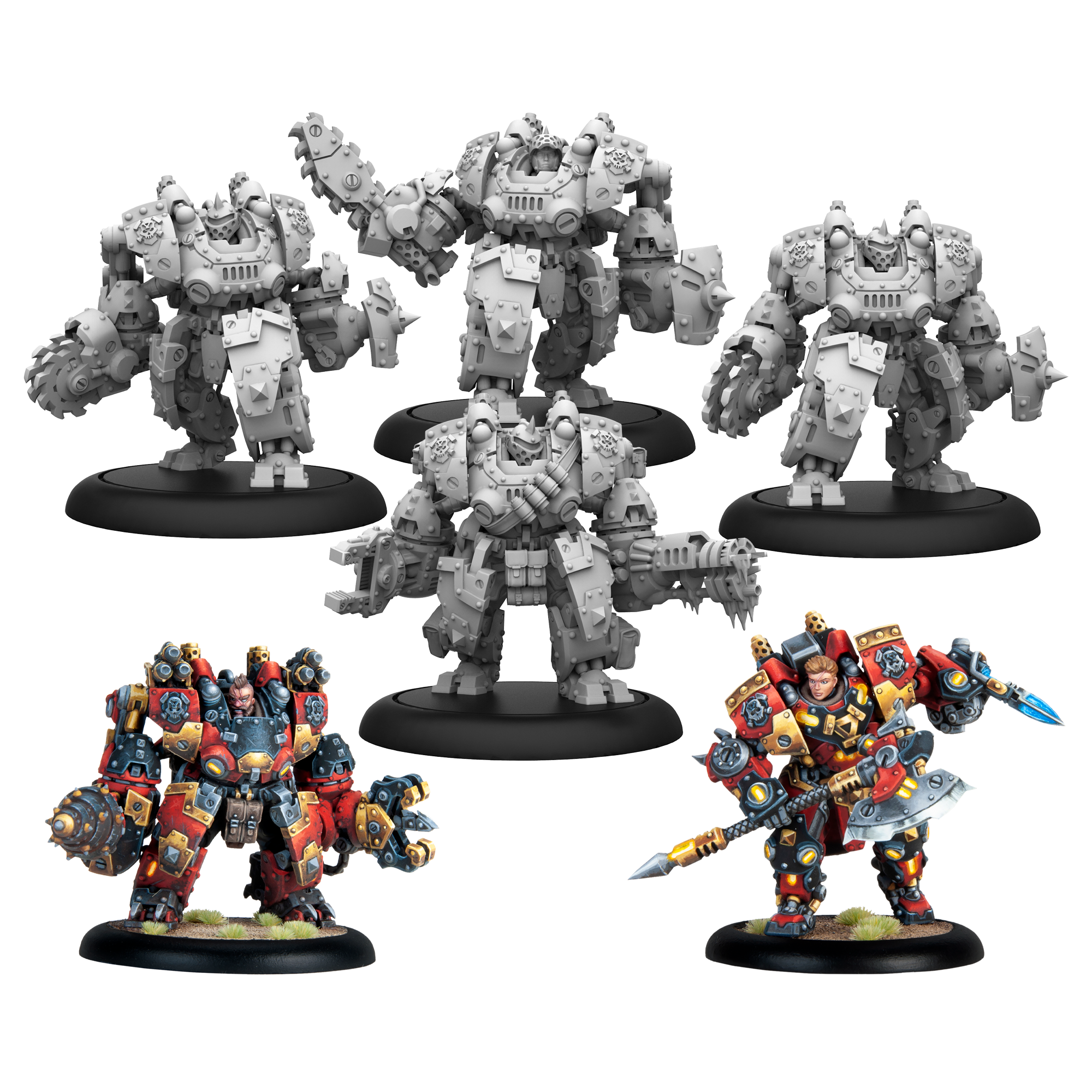 Khador Annihilators Command Cadre