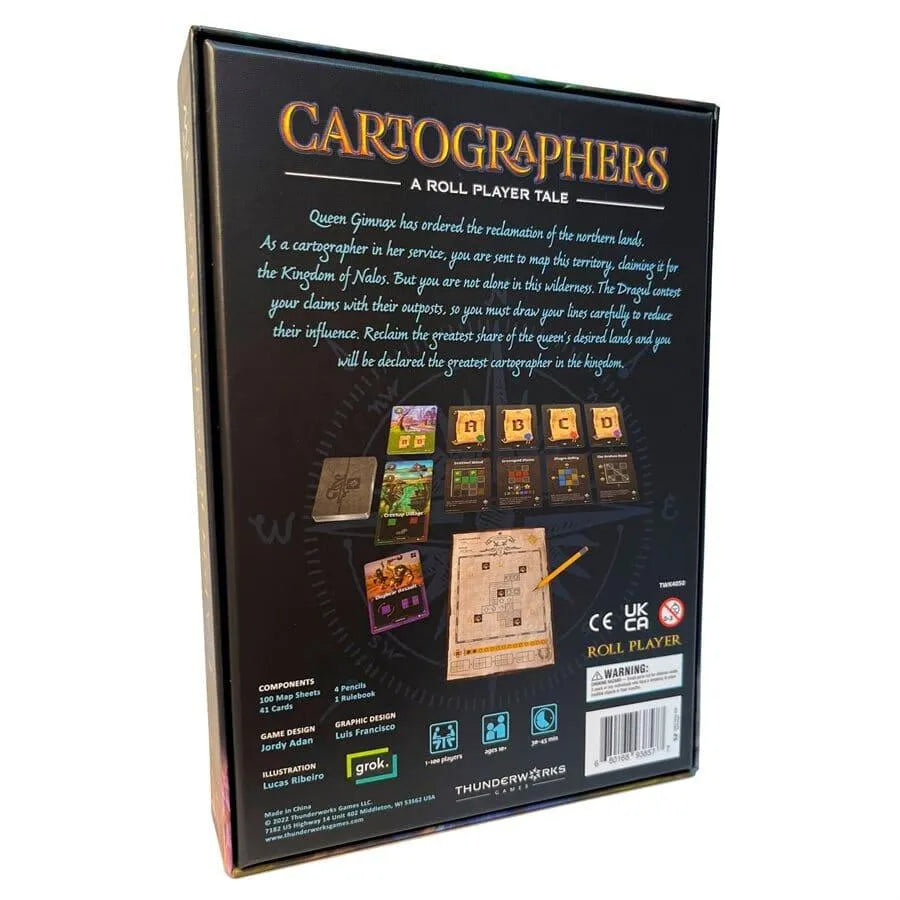 Cartographers : A Roll Player Tale C.D. Jeux