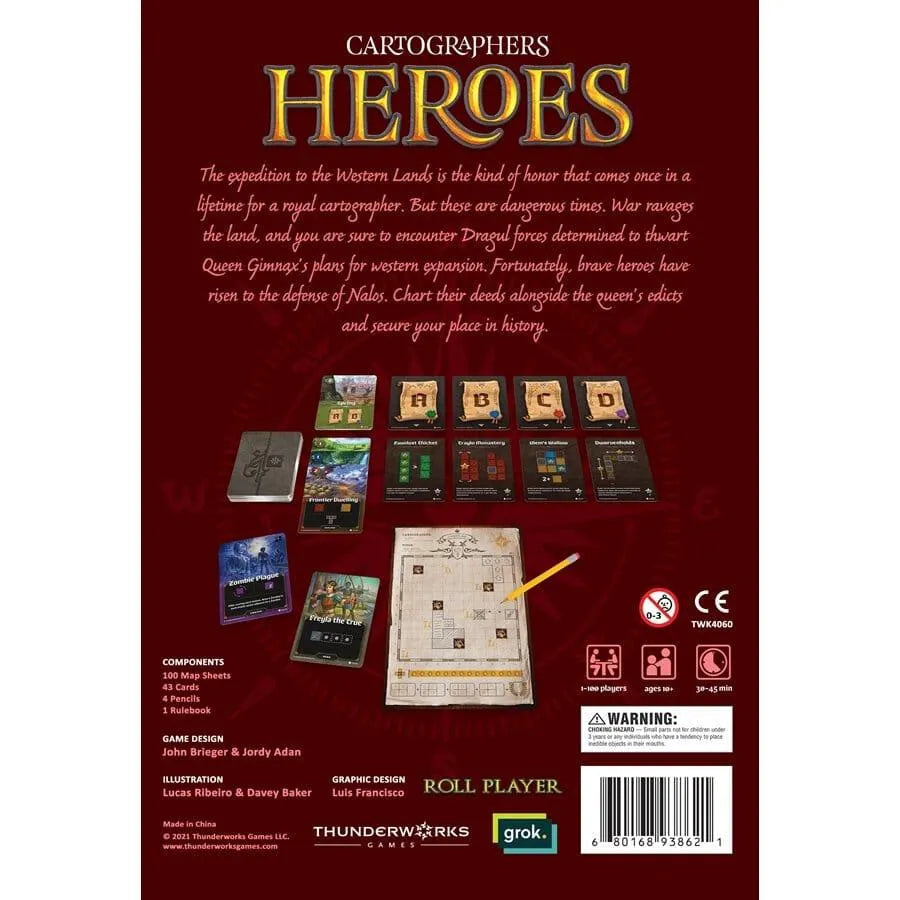 Cartographers Heroes C.D. Jeux