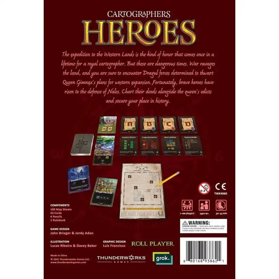 Cartographers Heroes C.D. Jeux