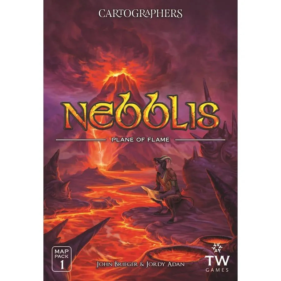 Cartographers: Map Pack 1 - Nebblis: Plane of Flame C.D. Jeux