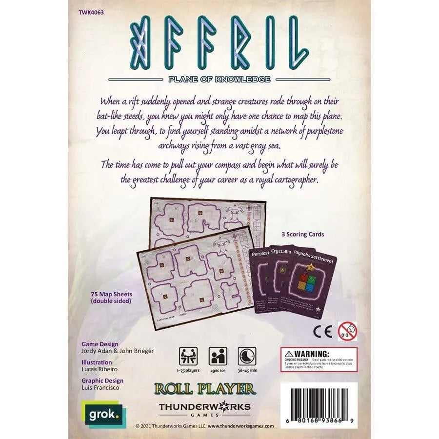 Cartographers: Map Pack 2 - Affril: Plane of Knowledge C.D. Jeux