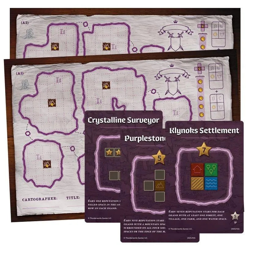 Cartographers: Map Pack 2 - Affril: Plane of Knowledge C.D. Jeux