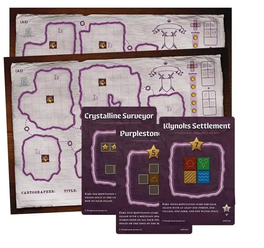 Cartographers: Map Pack 2 - Affril: Plane of Knowledge C.D. Jeux