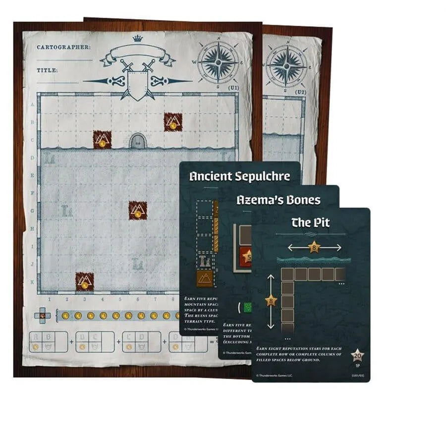 Cartographers: Map Pack 3 - Undercity: Depths of Sabek C.D. Jeux