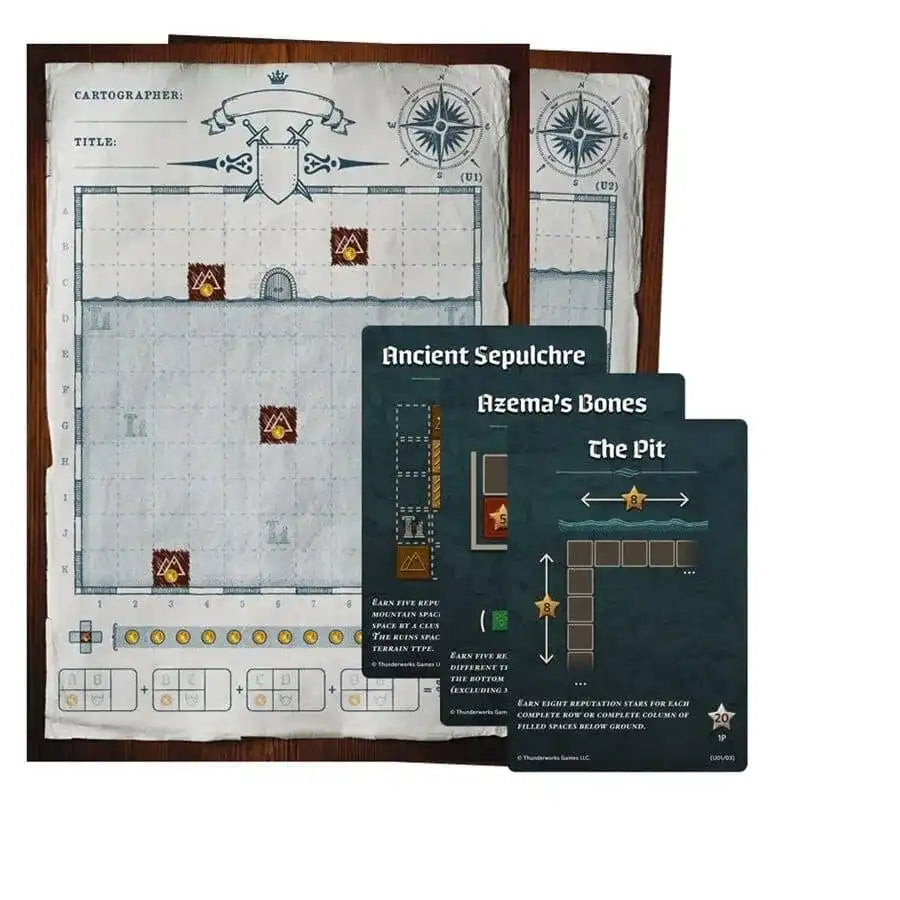 Cartographers: Map Pack 3 - Undercity: Depths of Sabek C.D. Jeux