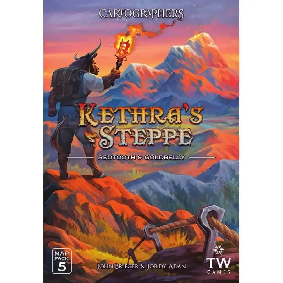Cartographers: Map Pack 5 - Kethra's Steppe: Redtooth & Goldbelly C.D. Jeux