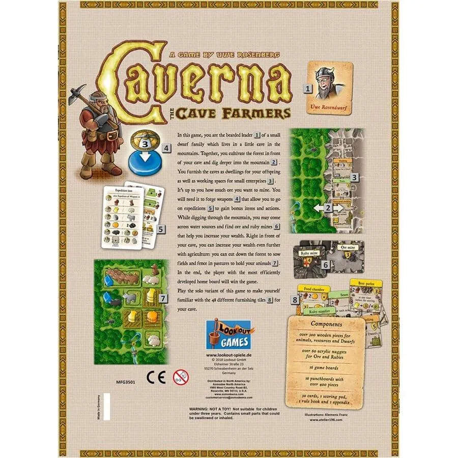 Caverna: The Cave Farmers C.D. Jeux