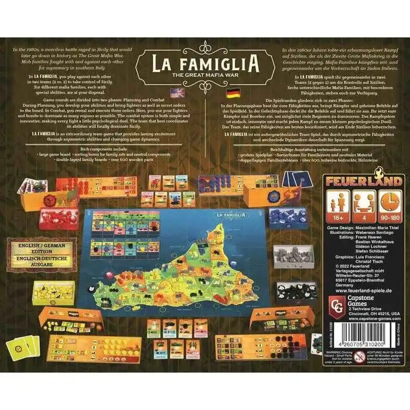 La Famiglia: The Great Mafia War C.D. Jeux