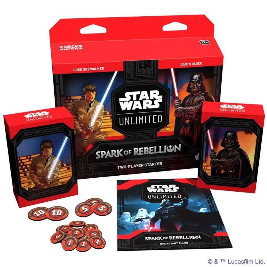 Star Wars: Unlimited: Spark of Rebellion Two Player Starter C.D. Jeux