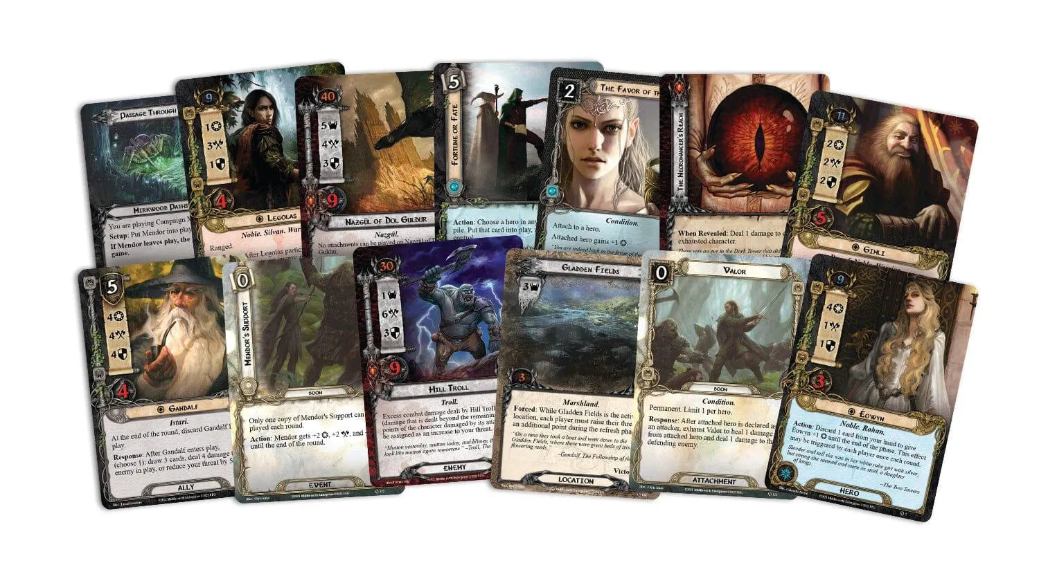 The Lord of the Rings: The Card Game - Revised Core Set C.D. Jeux