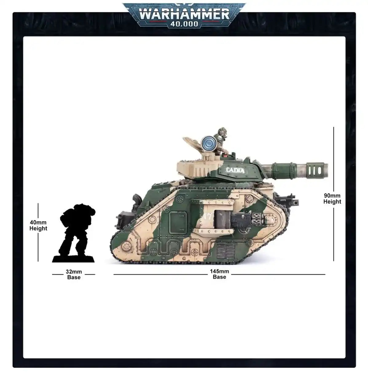 Astra Militarum : Char de Combat Leman Russ
