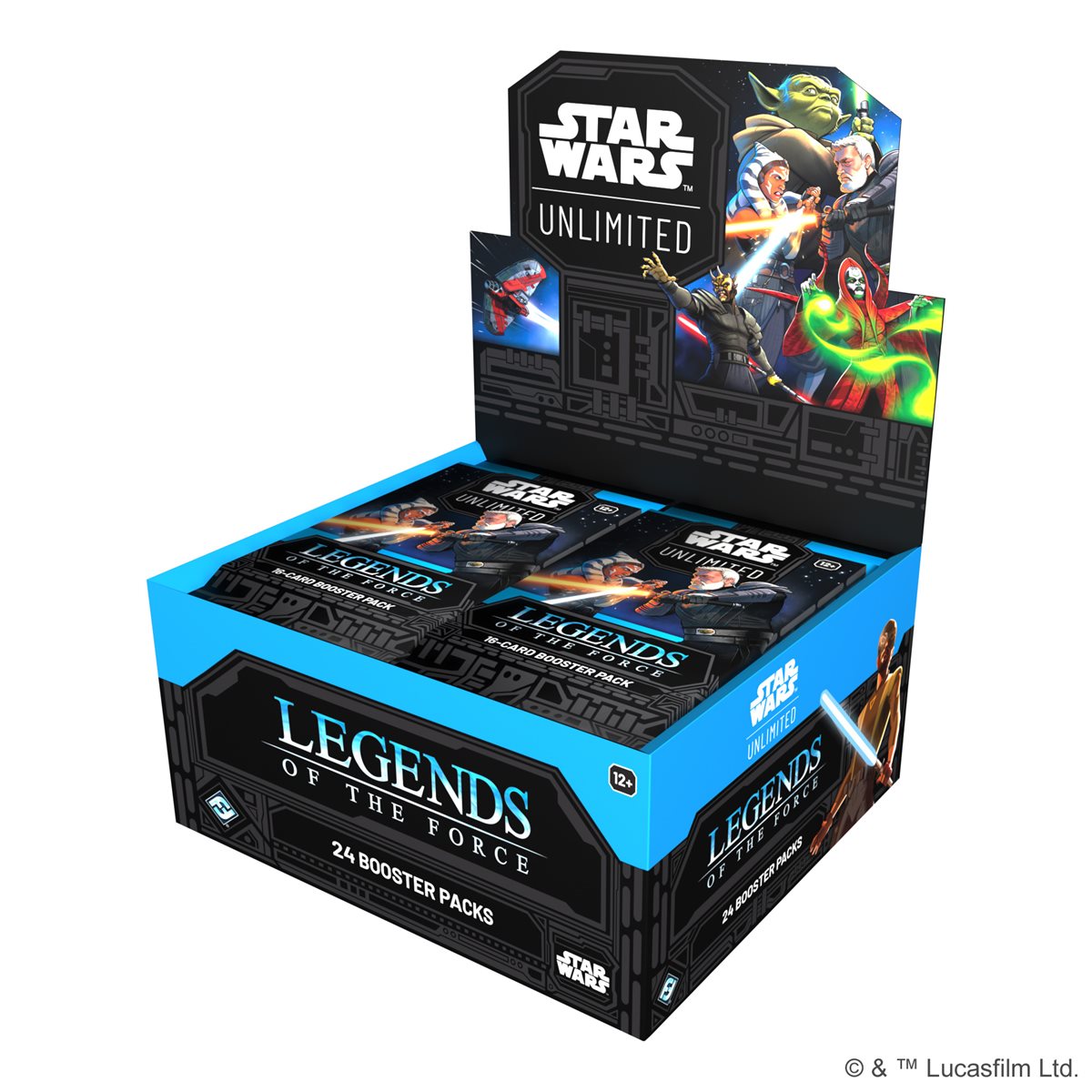 Star Wars : Unlimited - Legends of the Force - Présentoir de boosters (anglais)