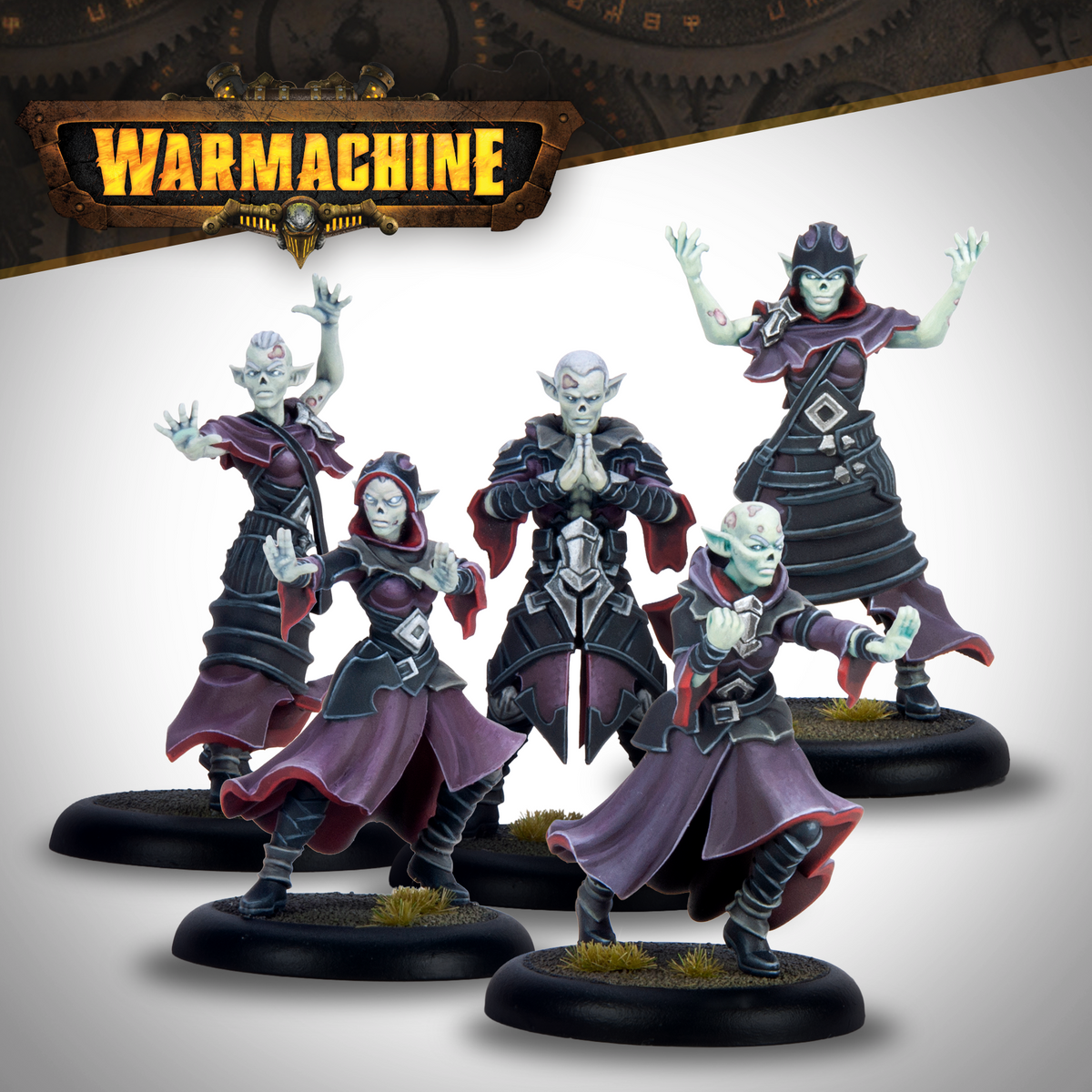 Warmachine : Boîte d'armée Dusk Fane of Nyrro – Cour des Ombres
